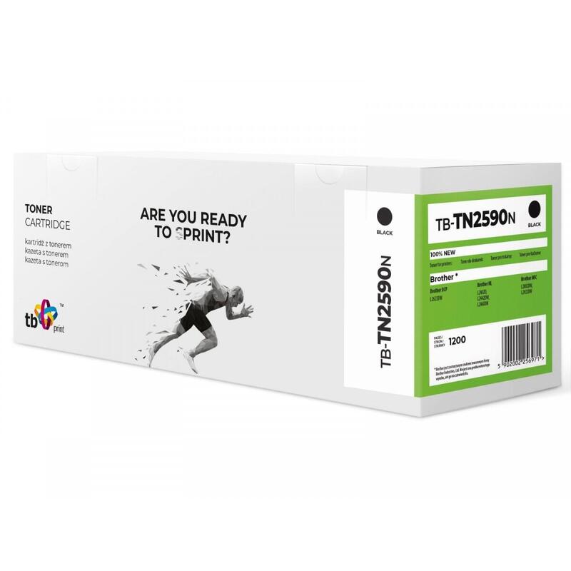 Toner Para Brother Tn2590 Tb-Tn2590n Bk 100 Nuevo