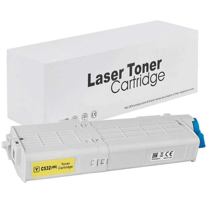 Tóner Para Oki 46490605 Amarillo 6000 Páginas Neutral Box