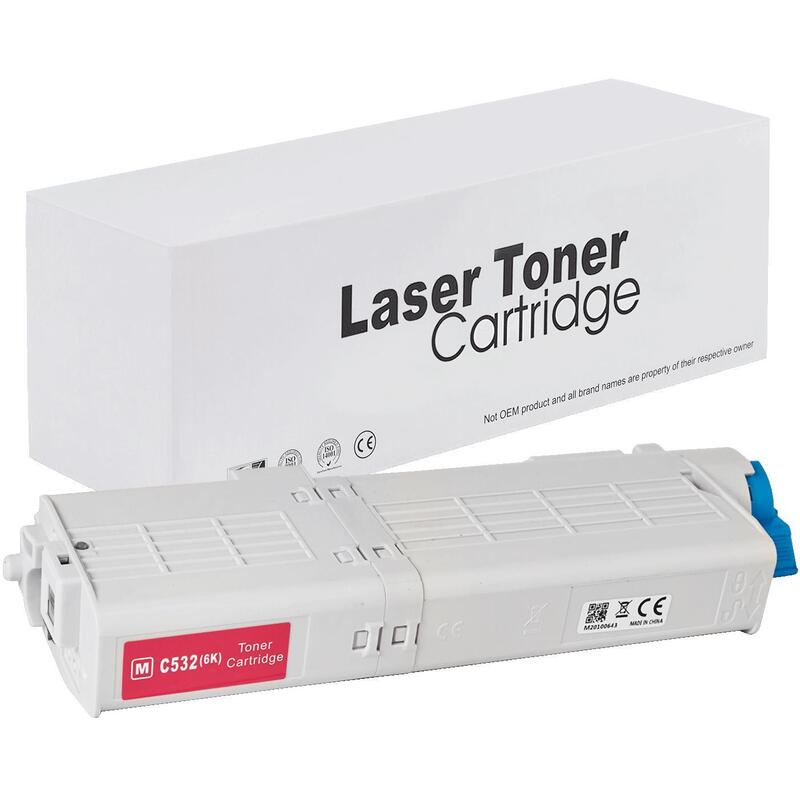 Tóner Para Oki 46490606 Magenta 6000 Páginas Neutral Box