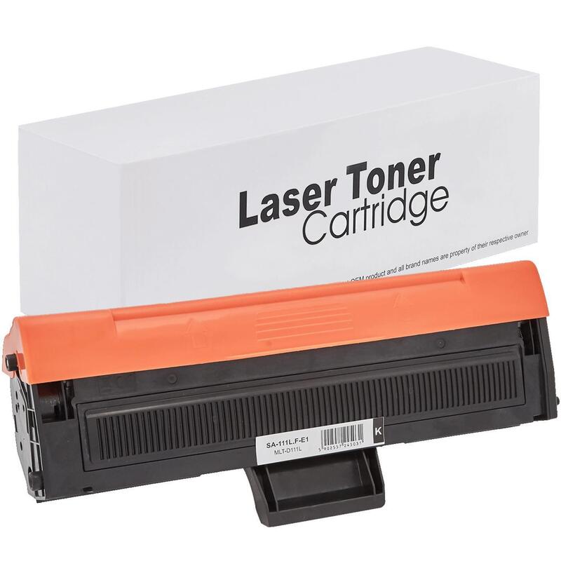 Tóner Para Samsung Mlt-D111l New Chip Negro 1800 Páginas Neutral Box