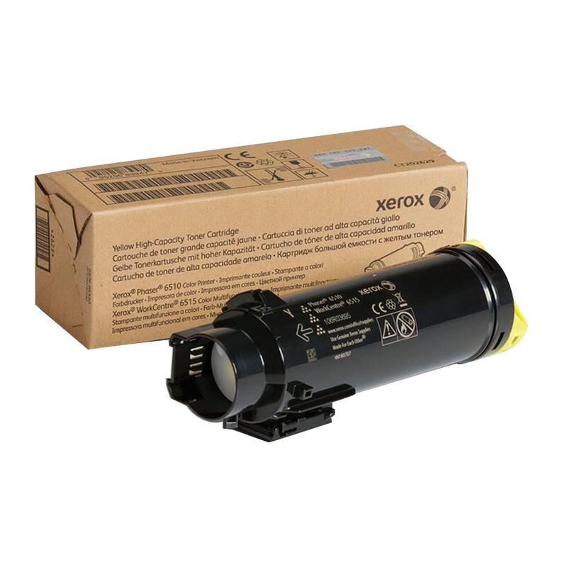 Toner Xerox Amarillo Para Phaser 6510 Y Workcentre 6515, (4300 Paginas) 106r03695