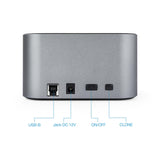 Tooq Docking Station Usb 3.0/3.1 Gen 1 - Hdd/Ssd 2.5", 3.5" Sata - Boton De Clonacion - Gris/Negro