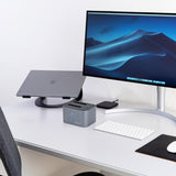 Tooq Docking Station Usb 3.0/3.1 Gen 1 - Hdd/Ssd 2.5", 3.5" Sata - Boton De Clonacion - Gris/Negro