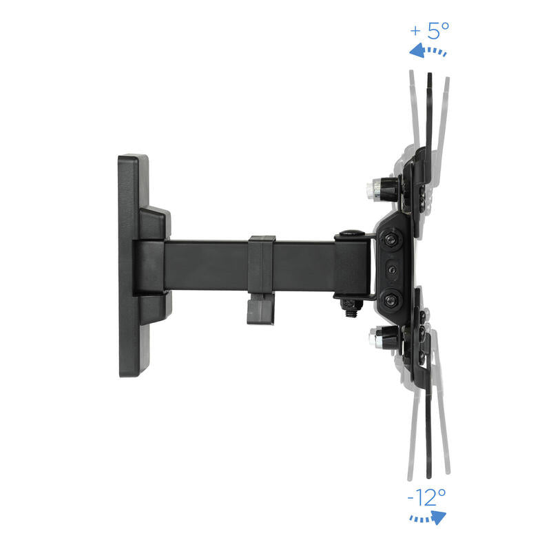 Tooq Soporte De Pared Con Brazo Para Tv De 13"-42" - Giratorio E Inclinable - Gestion De Cables - Peso Max 20kg - Vesa