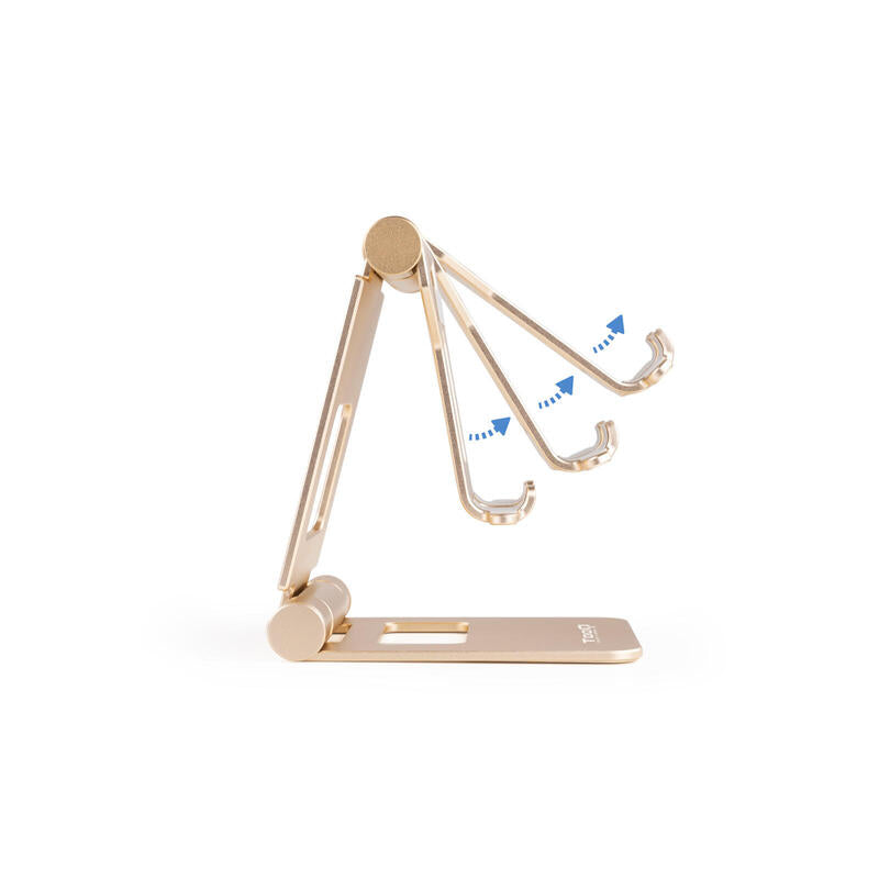 Tooq Soporte De Sobremesa Ajustable Para Smartphone/Tablet Hasta 10"