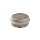 Tope De Puerta Adhesivo Plastico-Metal Decorado Olivo Mediterraneo Ø4,6x1,8cm Inofix