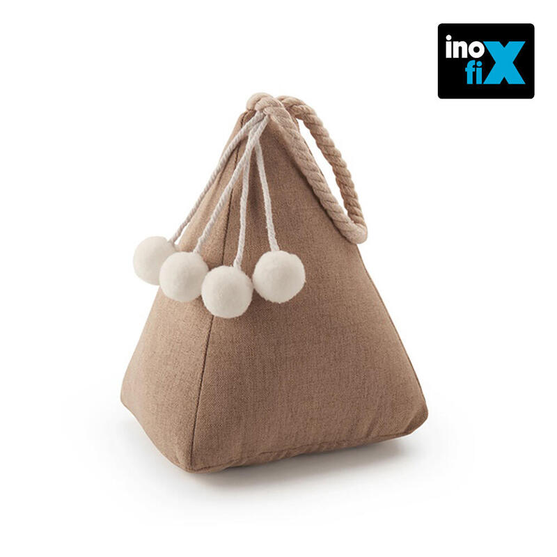 Tope Textil Sujetapuerta 1kg Saco Beige. Inofix