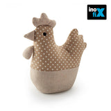 Tope Textil Sujetapuertas 1kg Gallina Beige. Inofix