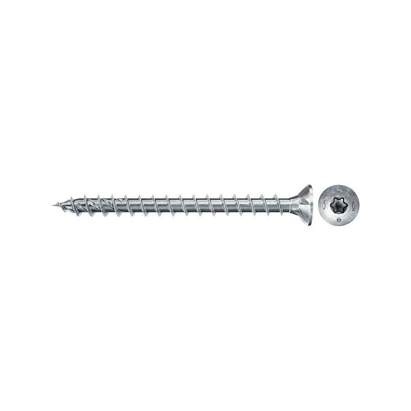 Tornillo Para Aglomerado Fischer Power-Fast Ii 4,0x16 Cabeza Avellanada Tx 200 Piezas, Rosca Completa, Galvanizado 670147