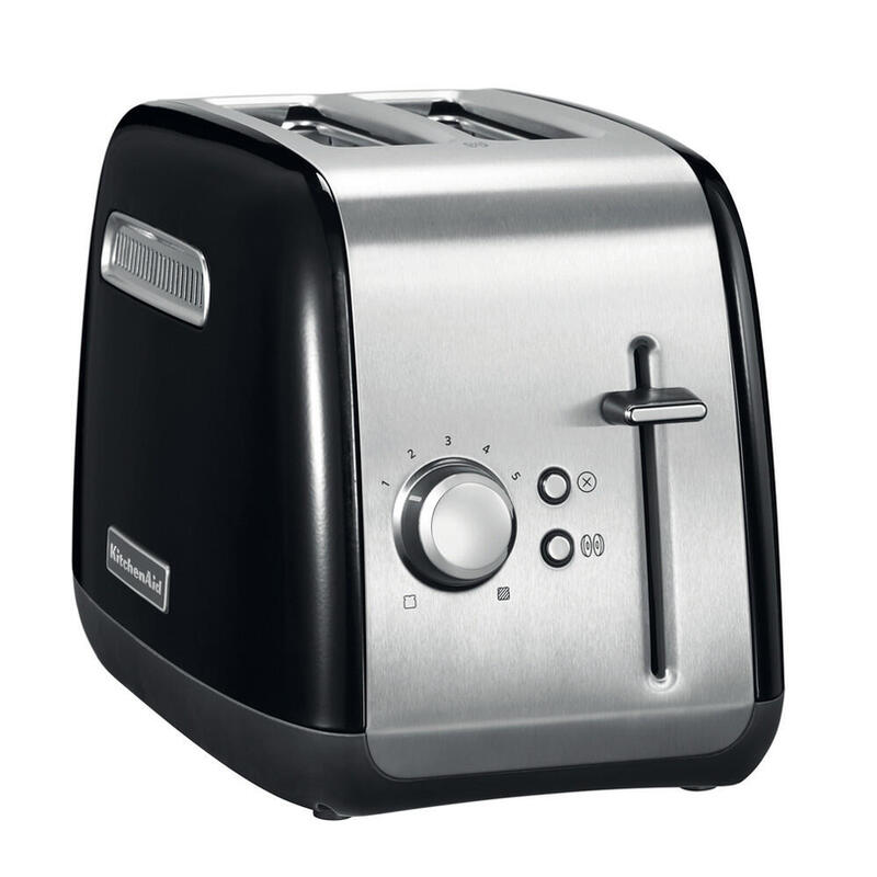 Tostadora Clásica Kitchenaid 5kmt2115eob, Dos Compartimentos, Acero Inoxidable Negro