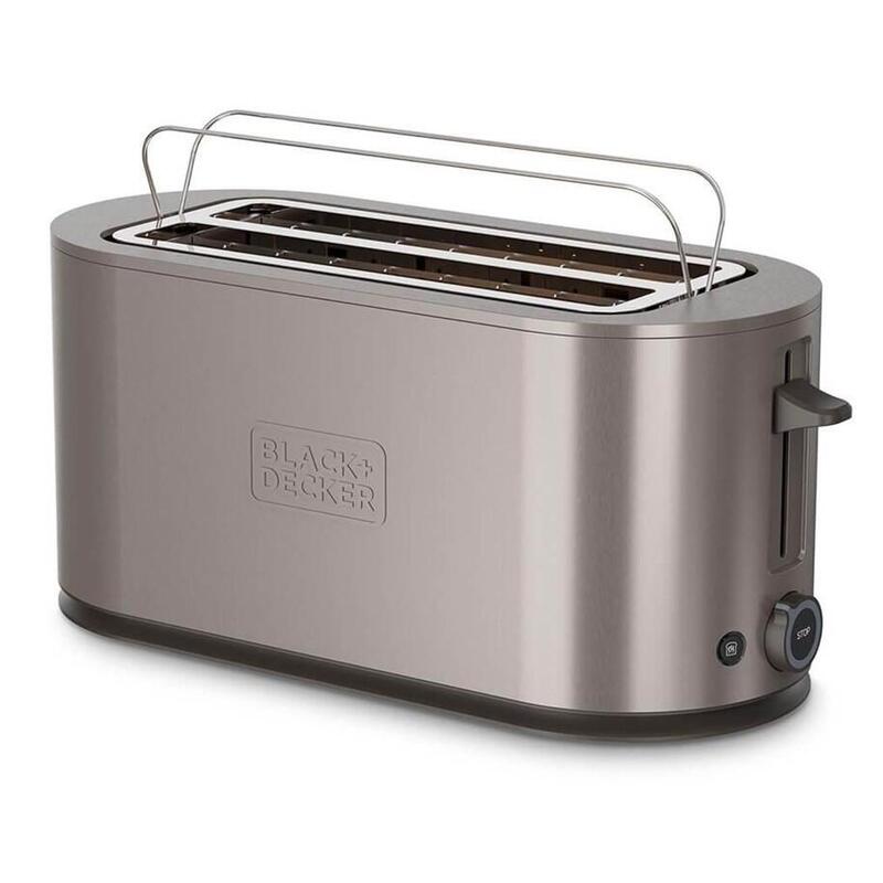 Tostadora Con Calienta Bollos Black+Decker Bxto1501e 1500w