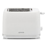 Tostadora Gorenje T850dpw, Potencia 850 W, 2 Ranuras, Blanca