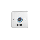 Touch Free Sensor Exit Button  Indoor Brushed Ali