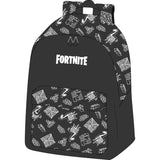 Toybags Mochila Fortnite Dark Black Diseño Americano - 2 Bolsillos