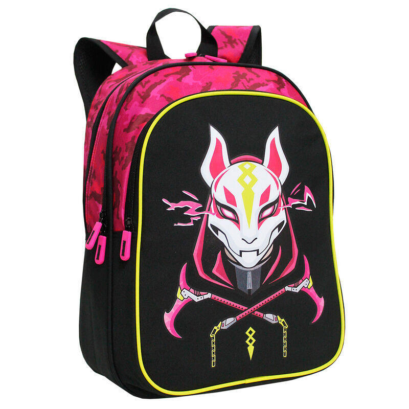 Toybags Mochila Fortnite Max Drift Doble Compartimento Adaptable A Carro 3 Bolsillos