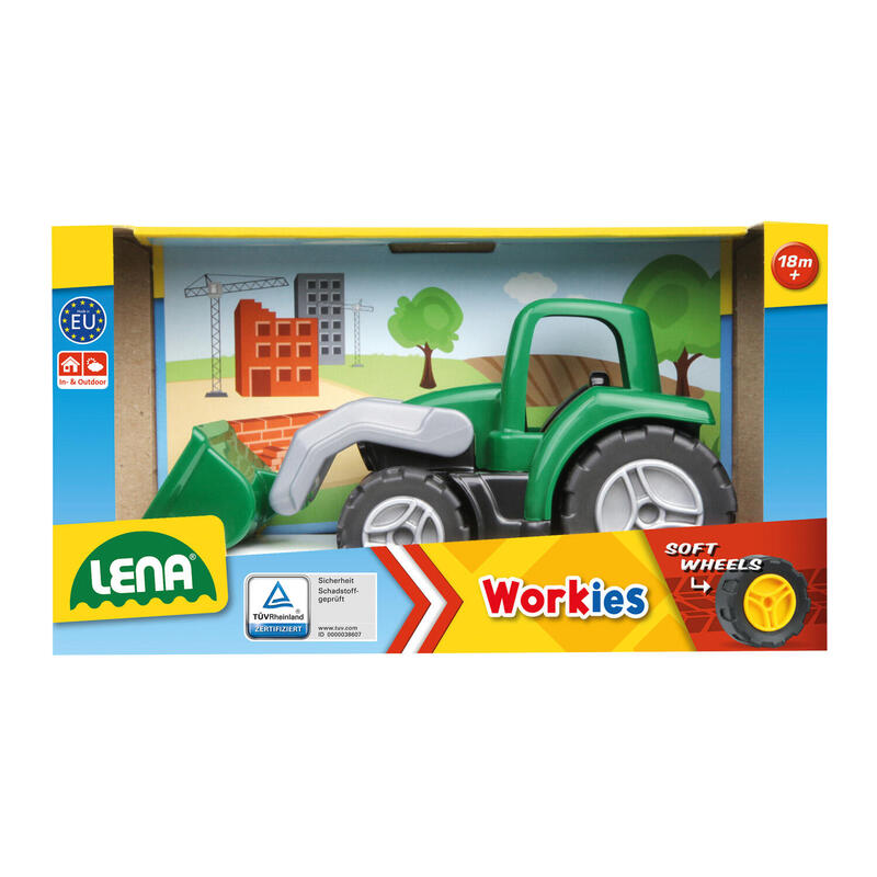 Tractor Con Pala En Caja Workies