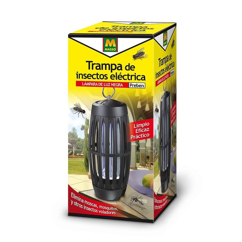Trampa Para Insectos Eléctrica Ø10,5x22cm 4w.Preben 231325 Massó