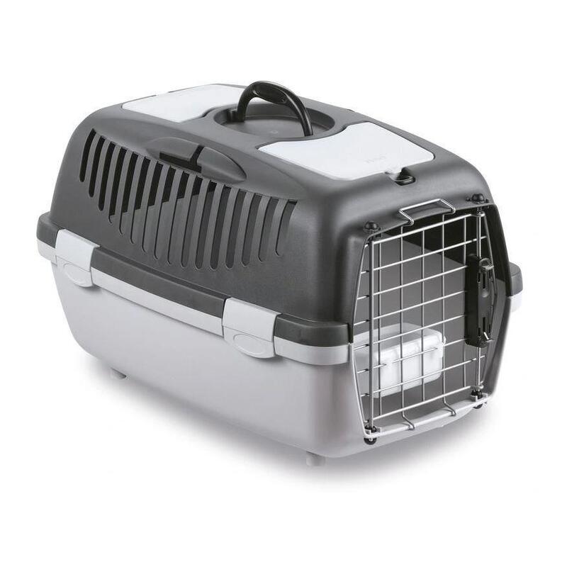 Transportín Para Gatos Stefanplast Deluxe Gris - 55x36x35cm - M