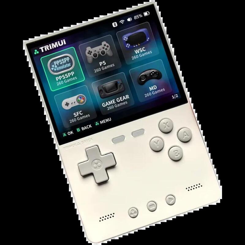 Trimui Brick (Sin Sd Card) Blanco - Consola Retro