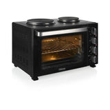 Horno De Convección Tristar Ov-3670 Con 2 Placas Calefactoras, 35 L, 3200 W, Negro.