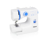 Tristar Sm-6003 Sewing Machine, 14 Built-In Patterns, White Blue