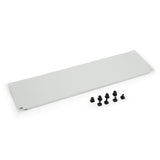 Triton 19 Zbh. Blindplatte, 1he, Lichtgris, Con Kunmmoffmöpsel