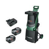Trituradora Bosch  A Batería Universalshredder 2x18v-25 (Cuchillas De Acero Endurecido, Corta Ramas De Hasta 25 Mm, Motor Sin Escobillas, Incluye 2 Baterías De 18v 4.0ah, Bolsa De 28 L, Cargador)  06008e0000