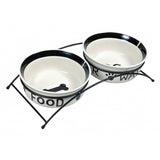 Trixie Conjunto De Cuencos Cerámica Sobre Soporte 0.6