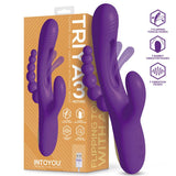 Triya Vibrador Con Lengua Flipping Y Cadena Anal