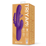 Triya Vibrador Con Lengua Flipping Y Cadena Anal
