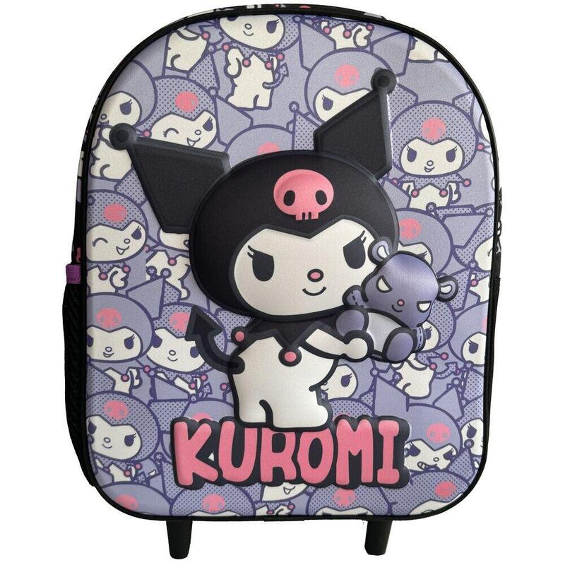 Trolley 3d Kuromi Hello Kitty 32cm