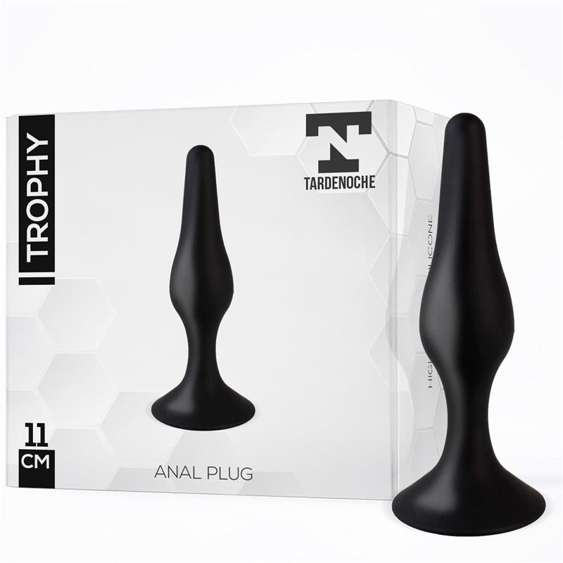 Trophy Plug Anal 11 Cm Silicona Negro