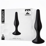 Trophy Plug Anal 11 Cm Silicona Negro