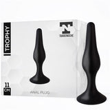 Trophy Plug Anal 11 Cm Silicona Negro