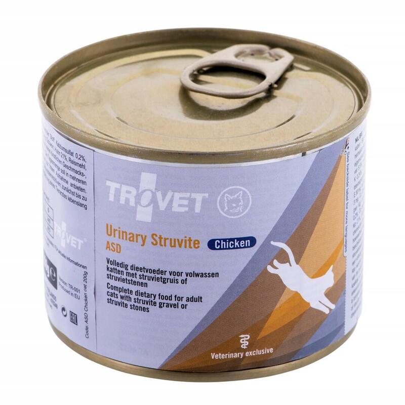 Trovet Asd Urinary Struvite Con Pollo - Comida Húmeda Para Gatos - 200 G