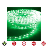 Tubo Flexiled Led 2 Vias Multifunción 48m. 36 Leds/M Verde 48m (Ip44 Interior-Exterior)