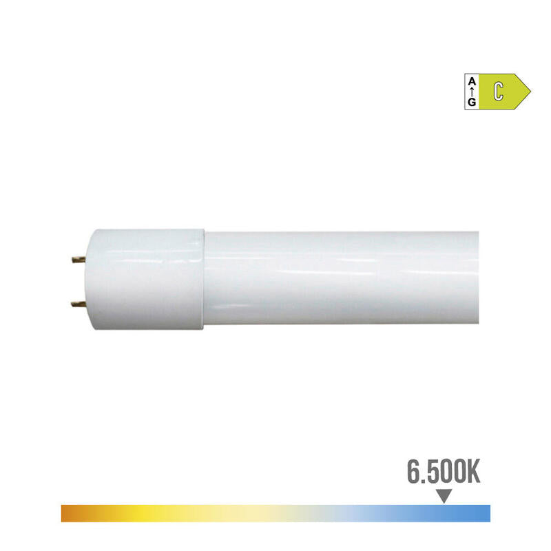 Tubo Led T8 9w 1.460lm 6.500k Luz Fria Clase C Edm