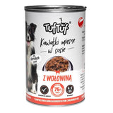 Tuf Tuf Meaty Chunks With Beef - Comida Húmeda Para Perros - 1250g
