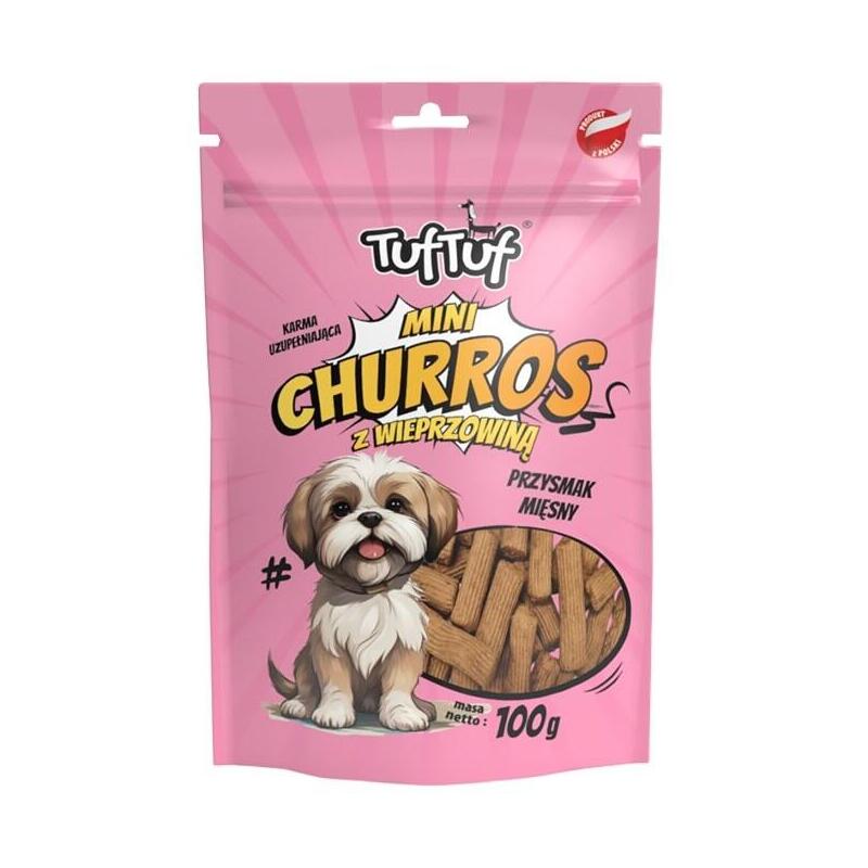Tuf Tuf Mini Churros Z Wieprzowina Para Perro 100g