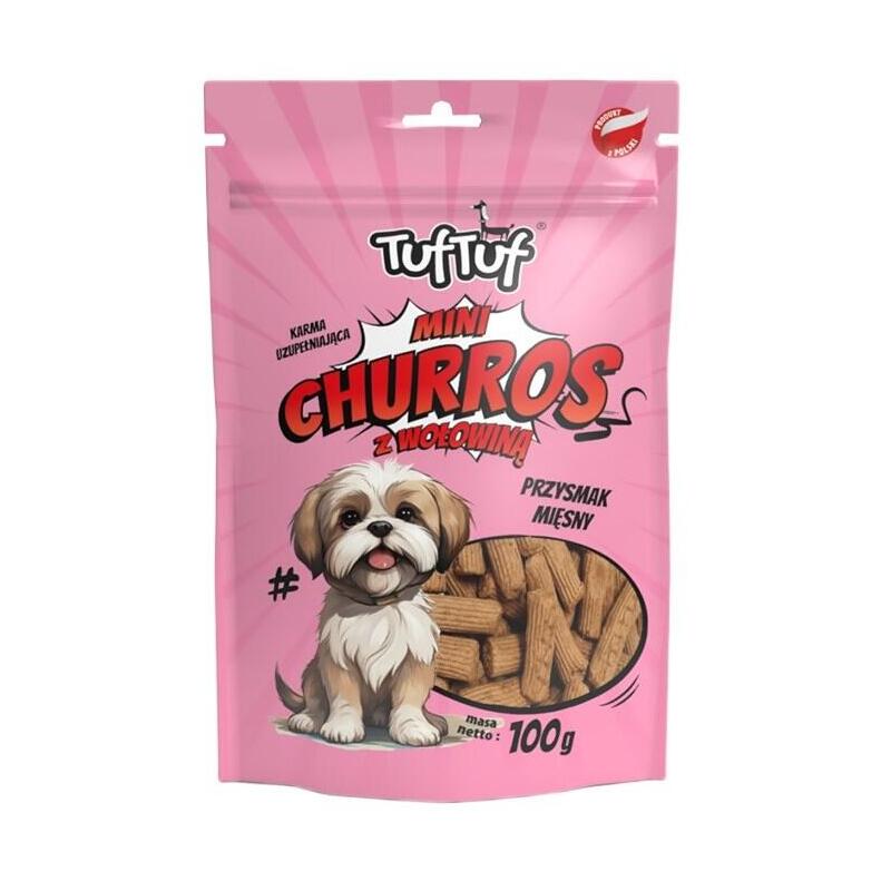 Tuf Tuf Mini Churros Z Wolowina Para Perro 100g