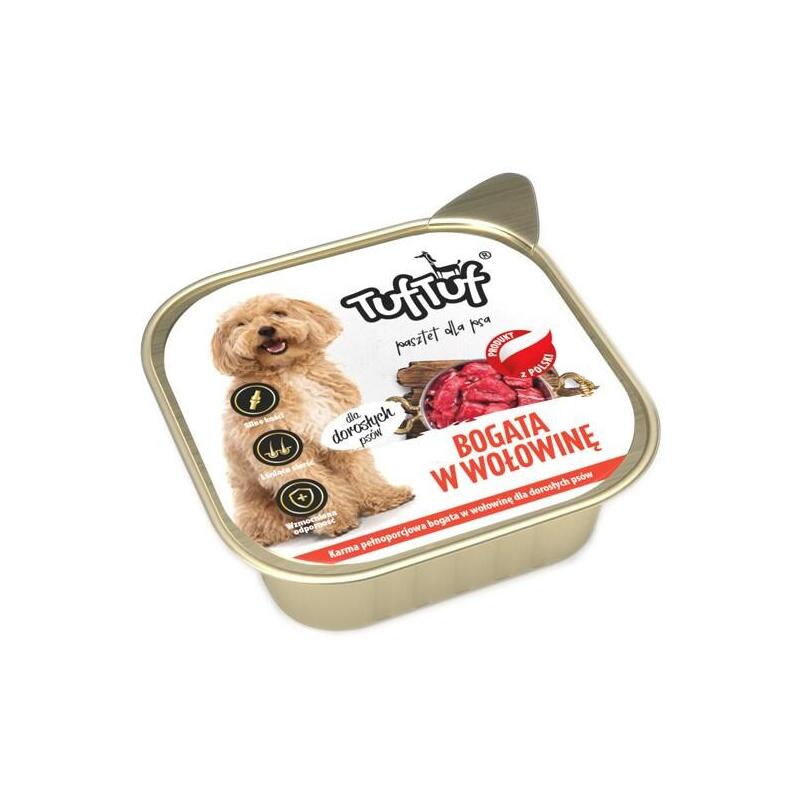 Tuf Tuf Pasztet Wolowy Alupak Para Perro 300g