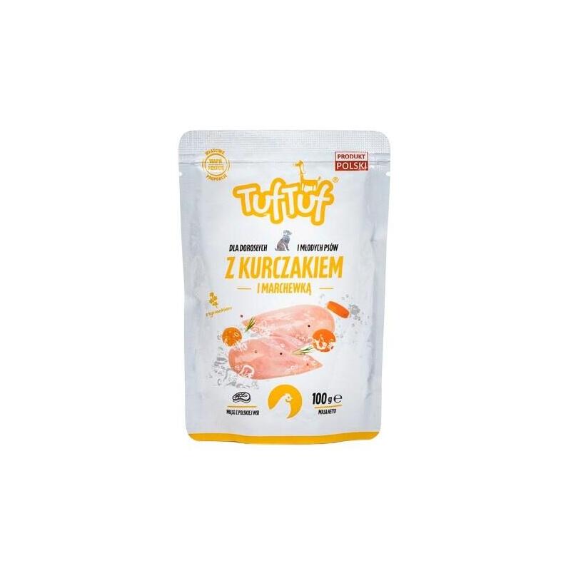 Tuf Tuf With Chicken And Carrot - Comida Húmeda Para Perros - 100g