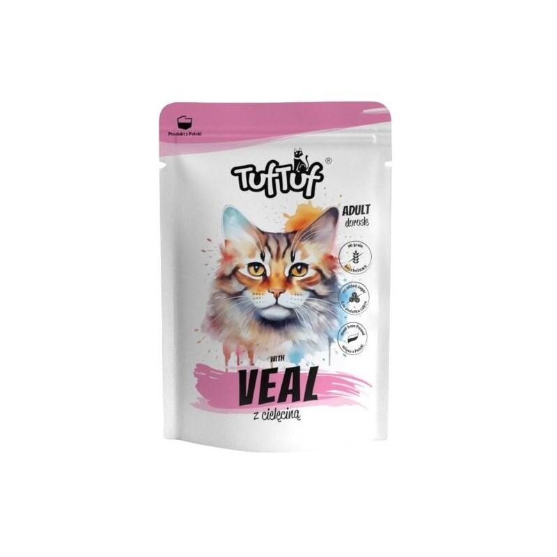 Tuf Tuf With Veal - Comida Húmeda Para Gatos - 100g
