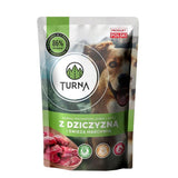 Turna Con Carne De Caza  Comida Húmeda Para Perros  400g