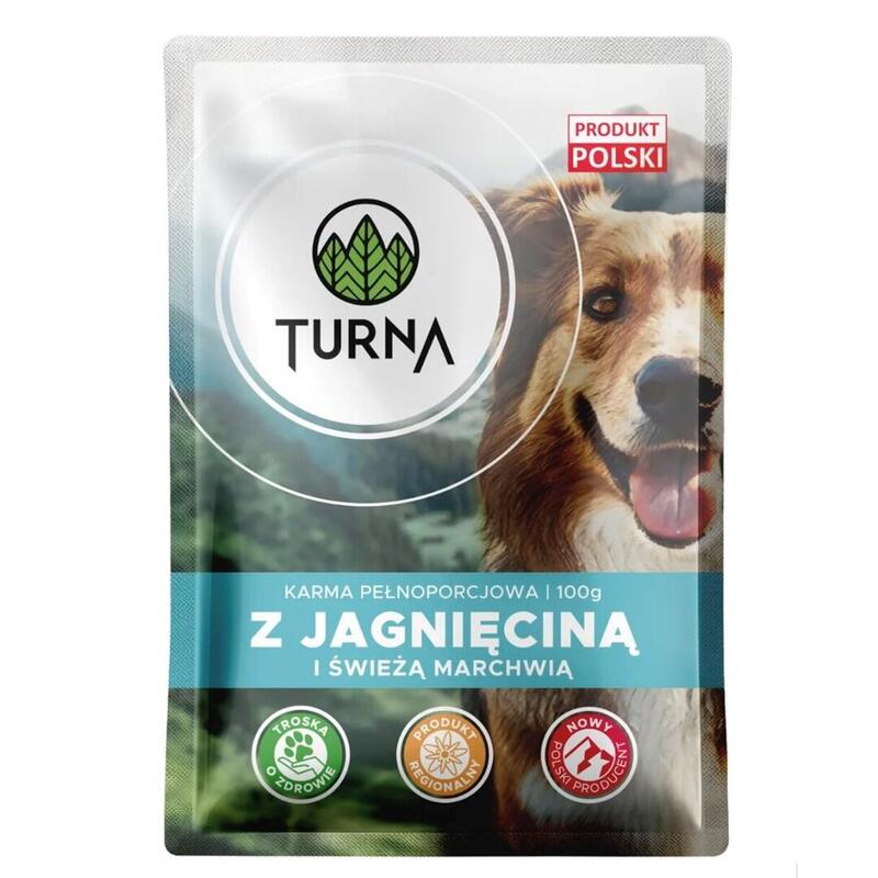 Turna Con Cordero  Comida Húmeda Para Perros  100g