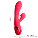 Vibrador Turna Usb Rojo