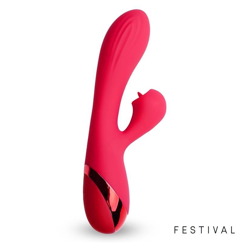 Vibrador Turna Usb Rojo