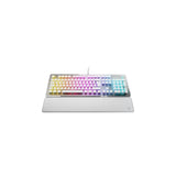 Turtle Beach Vulcan Ii, Teclado Para Juegos Aluminio (Cepillado)/Blanco, Diseño De, Titan Ii Rojo Tbk-1002-12-De