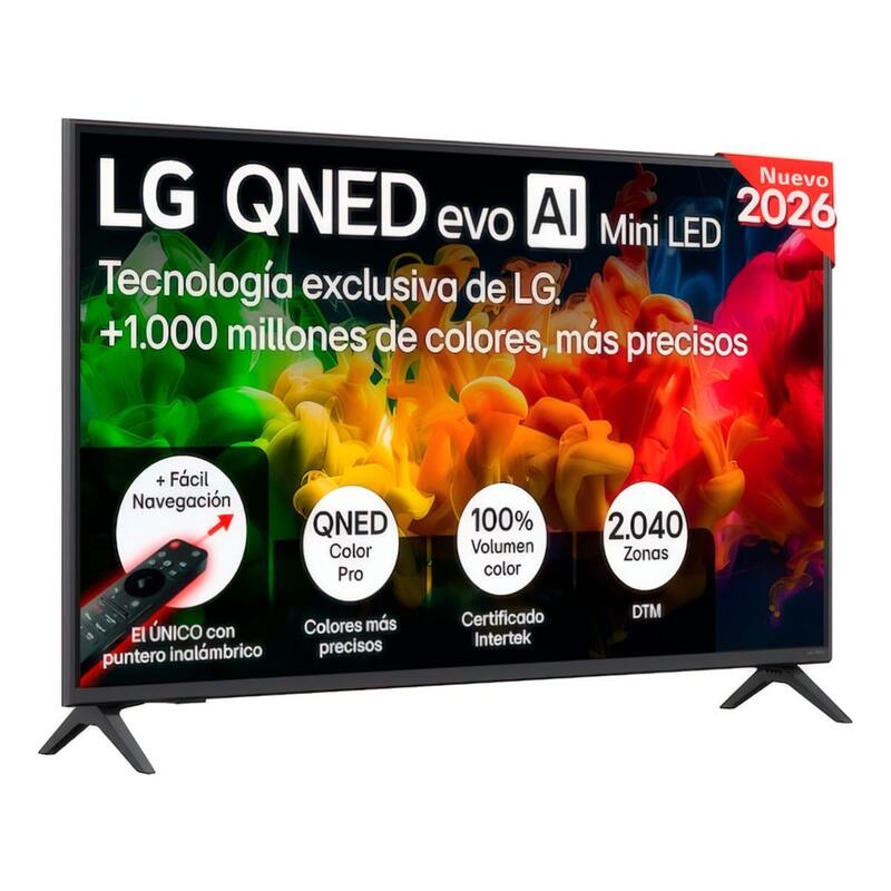 Tv Lg 50qned81b6c.Aeu 50" Qned Evo Miniled Patas Laterales Wifi Hdmi X3