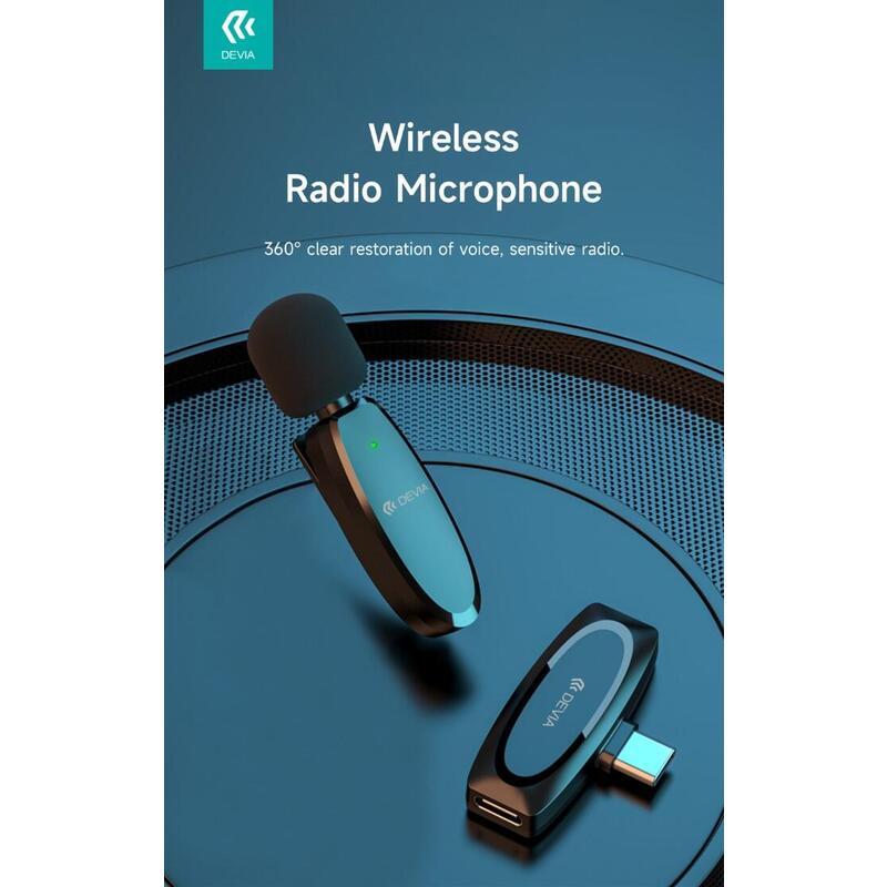 Type-C Wireless Microphones Collar Clip For Android Device
